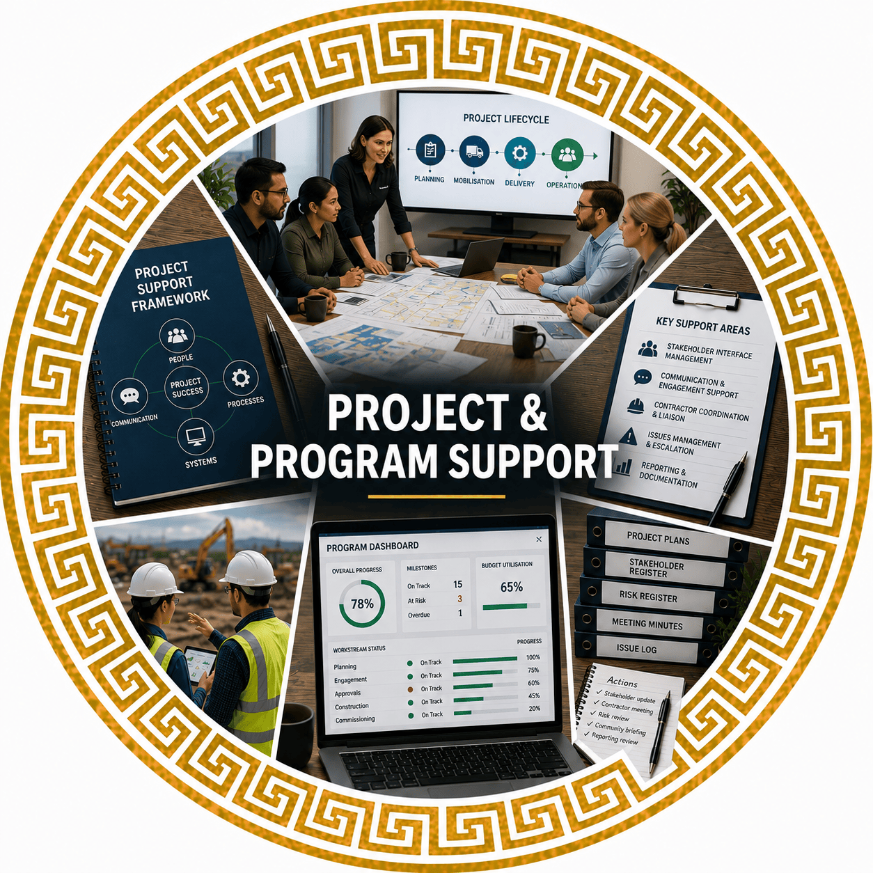 Project and program support services for infrastructure energy and government projects by Tarnia Riggs