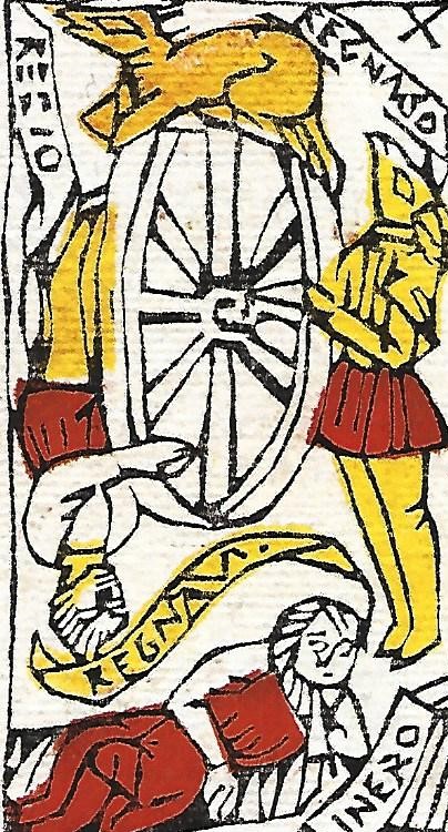 La Ruota della Fortuna/The Wheel of Fortune | Tarot Heritage