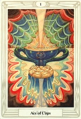 Cups 1 Ace Ace of Cups - Thoth Tarot