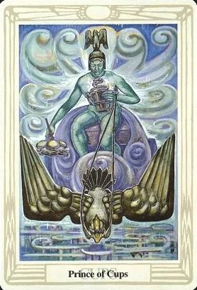 Cups Prince Prince of Cups - Thoth Tarot
