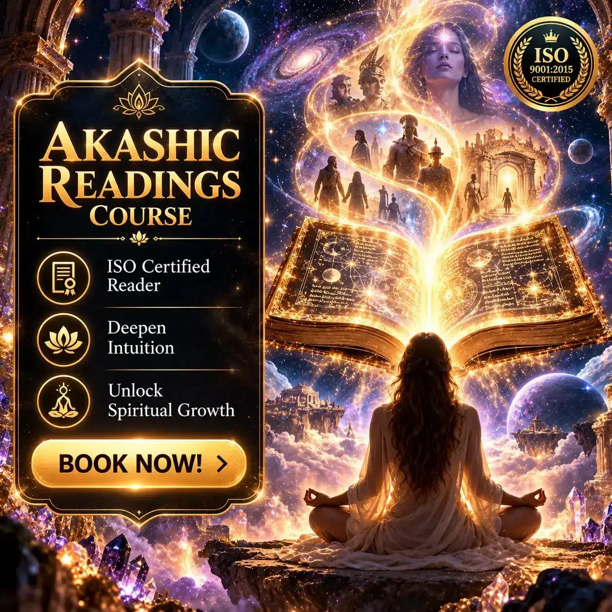 Mystical Akashic Readings Course Poster