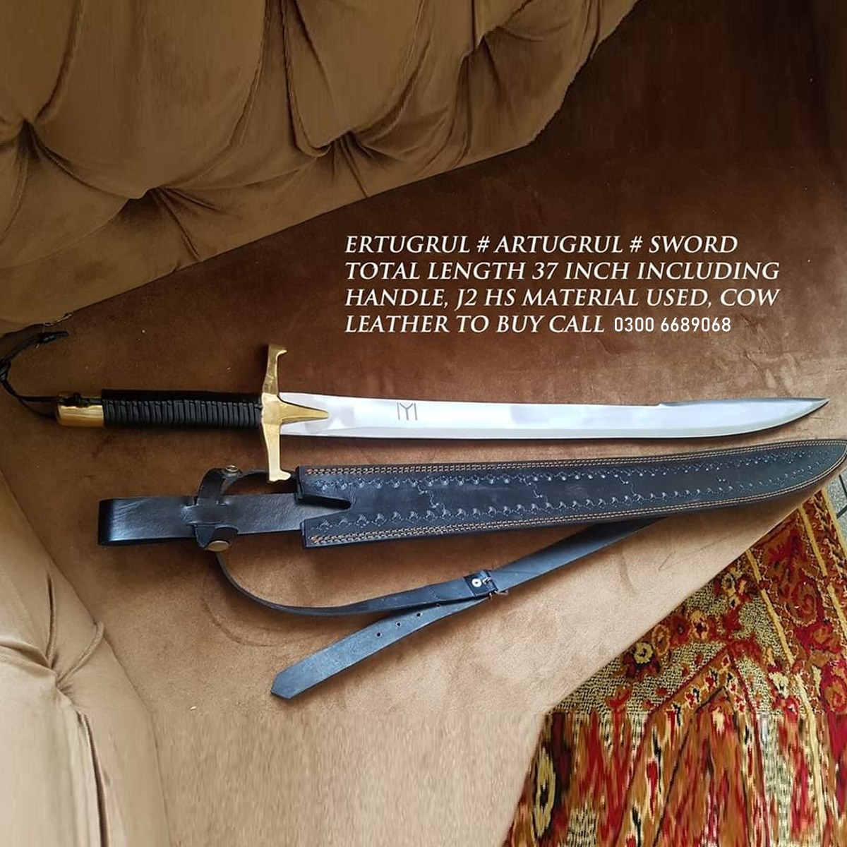Ertugrul Stainless Steel Sword | Tarz.pk