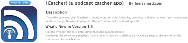 iCatcher