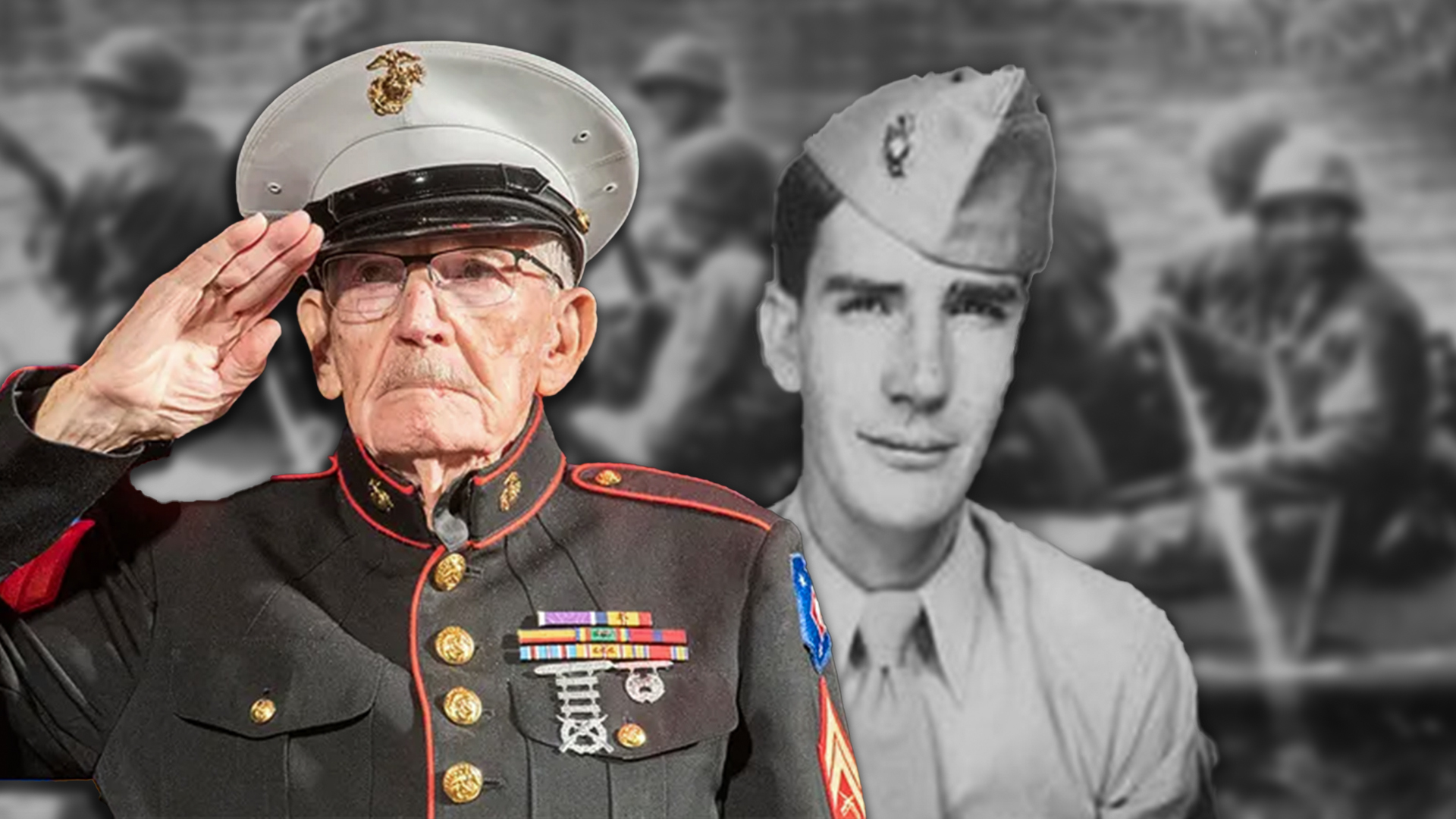 Wwii Usmc Raider Frank Wright - Classic Retina Geometric Illustrations | Free Download