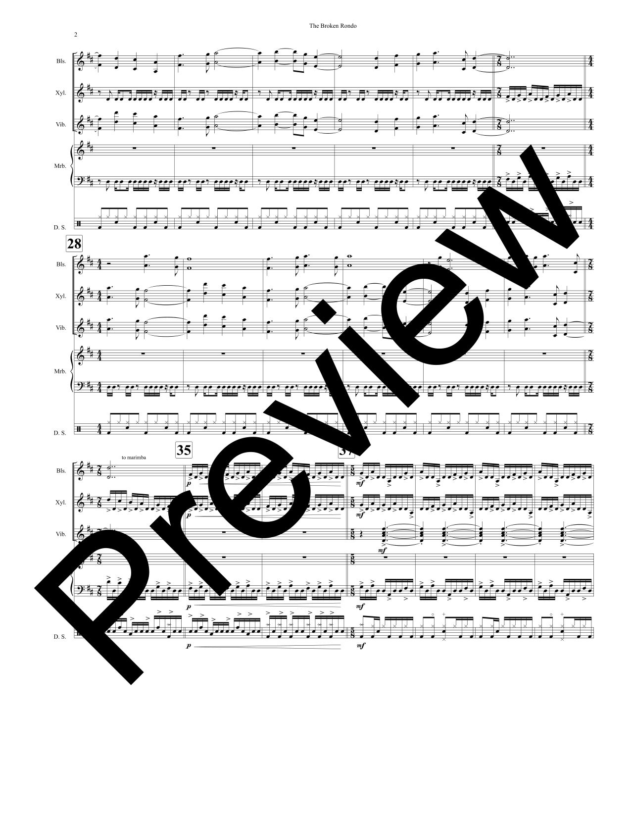 Broken Rondo - Score Preview-image