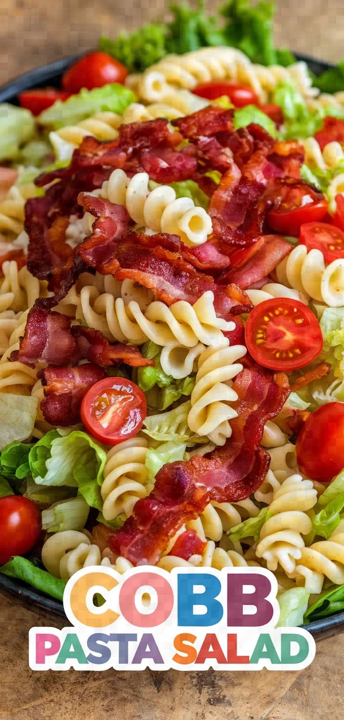 Photo of Cobb Pasta Salad Recipe