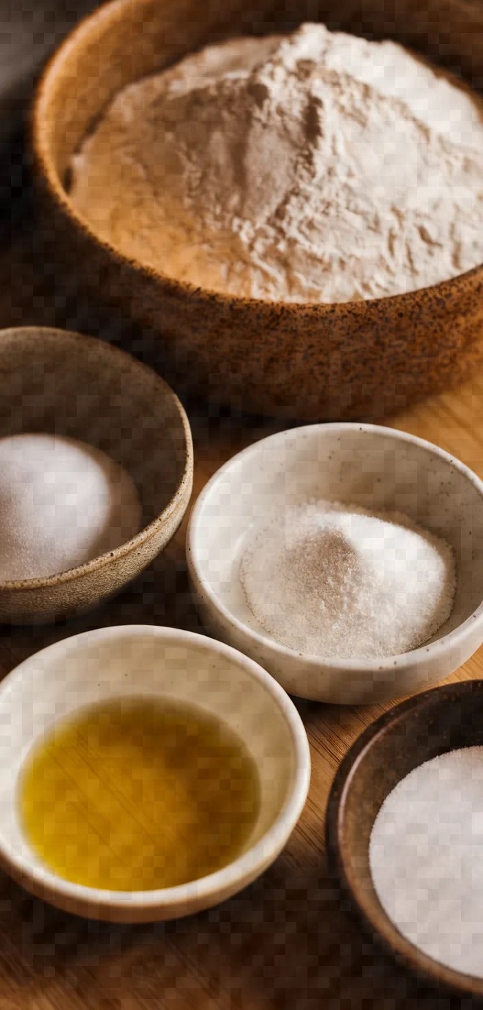 Ingredients photo for Cold Ferment Pizza Crust Recipe