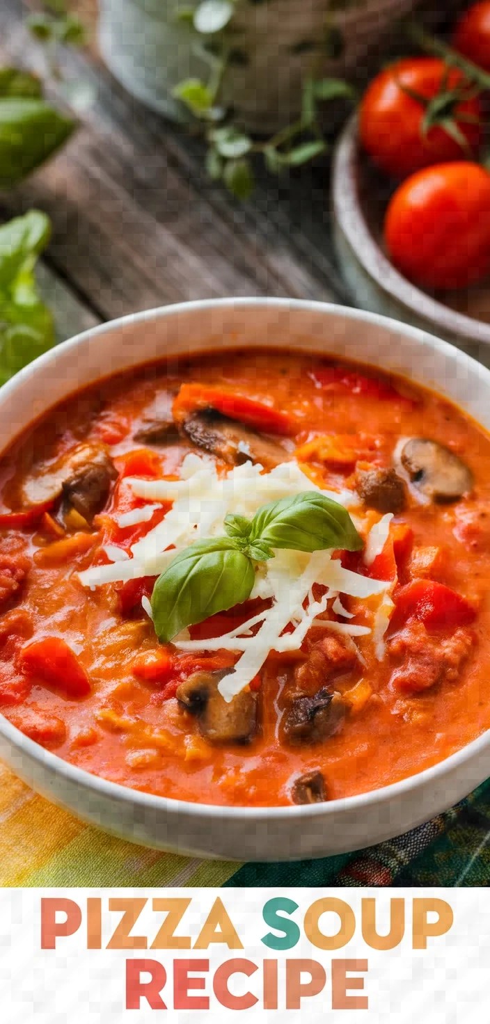 Photo of Pizza Soup Recipe