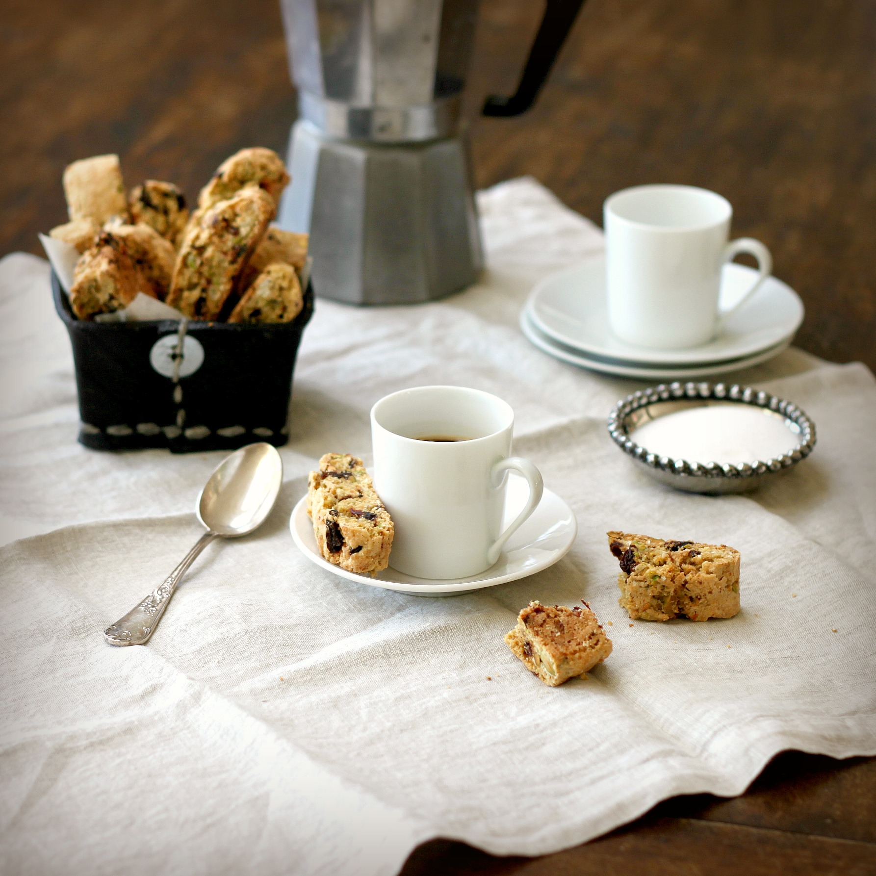 Dried Cherry and Pistachio Biscotti TasteFood