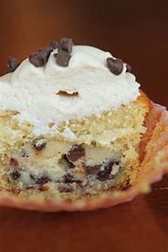 Chocolate Chip Cookie Dough Filled Cupcakes