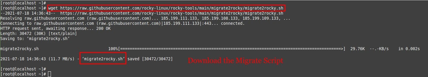 Migrate, Upgrade, Convert CentOS 8 to Rocky Linux 8