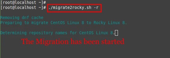 Migrate, Upgrade, Convert CentOS 8 to Rocky Linux 8