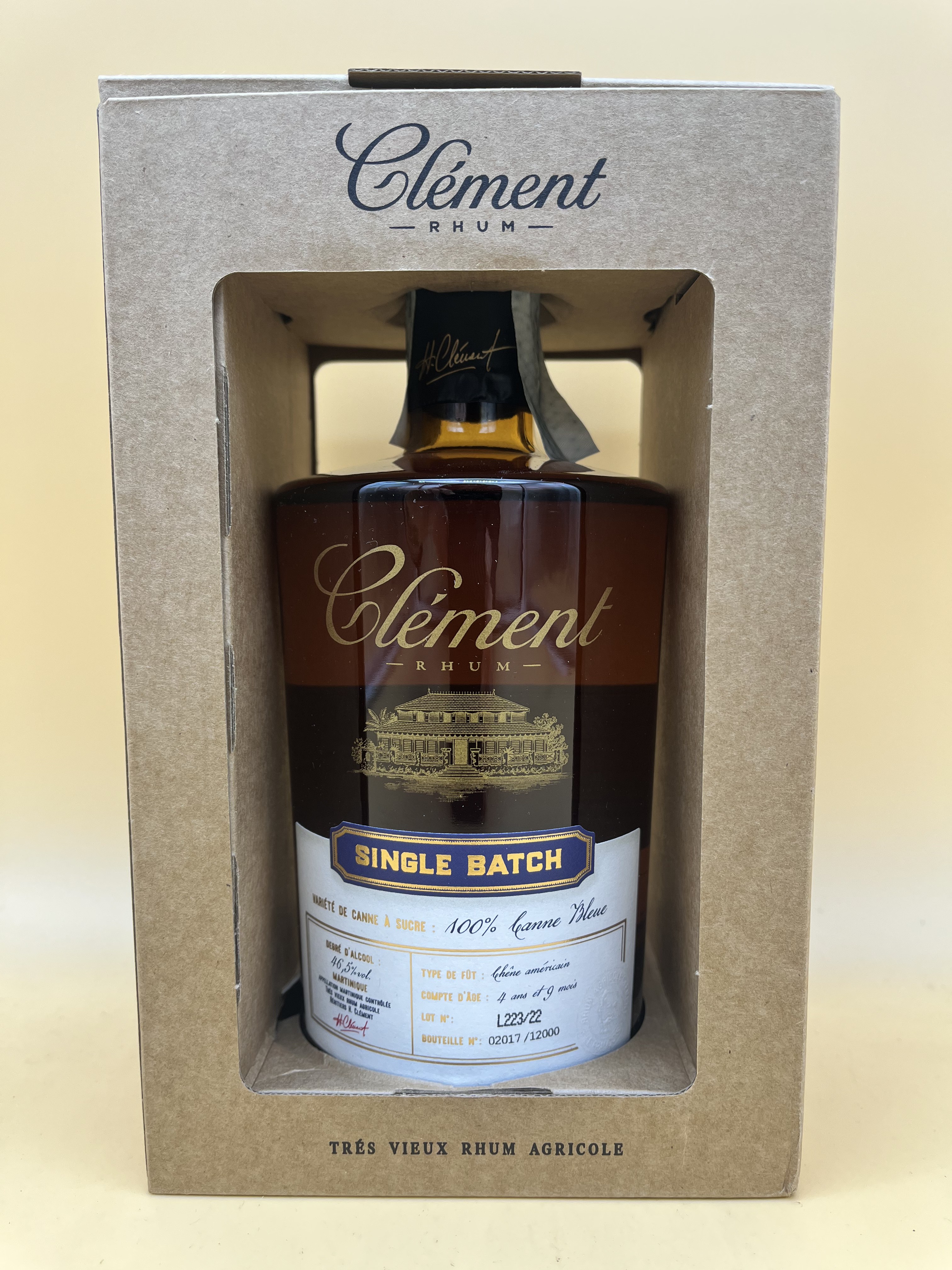 Clement - Rhum agricole tres vieux "single batch" - 70cl