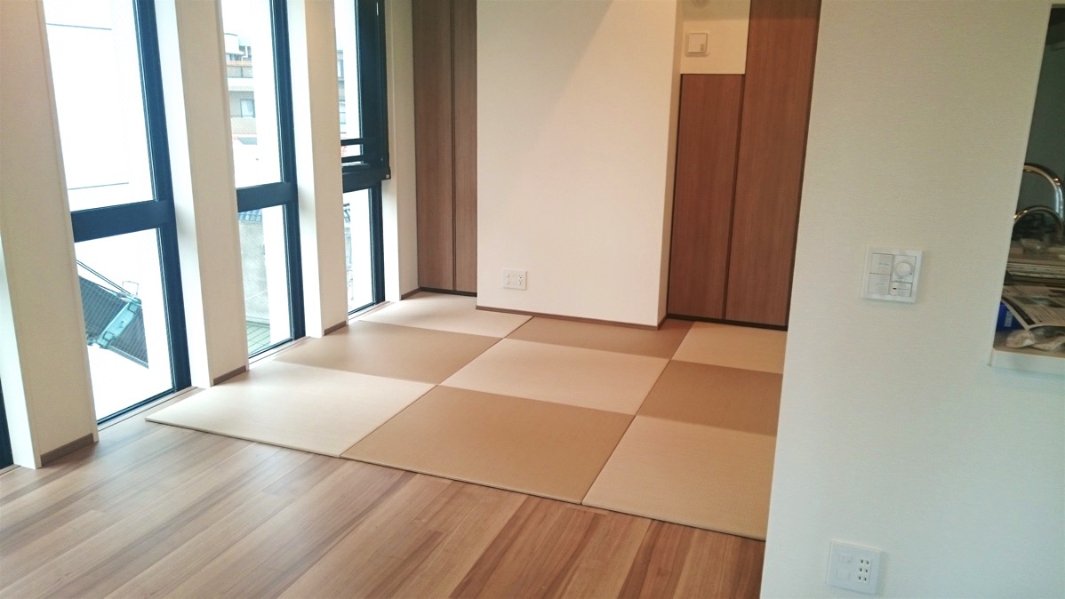 柱があっても大丈夫！柱の形に畳を合わせて作ります