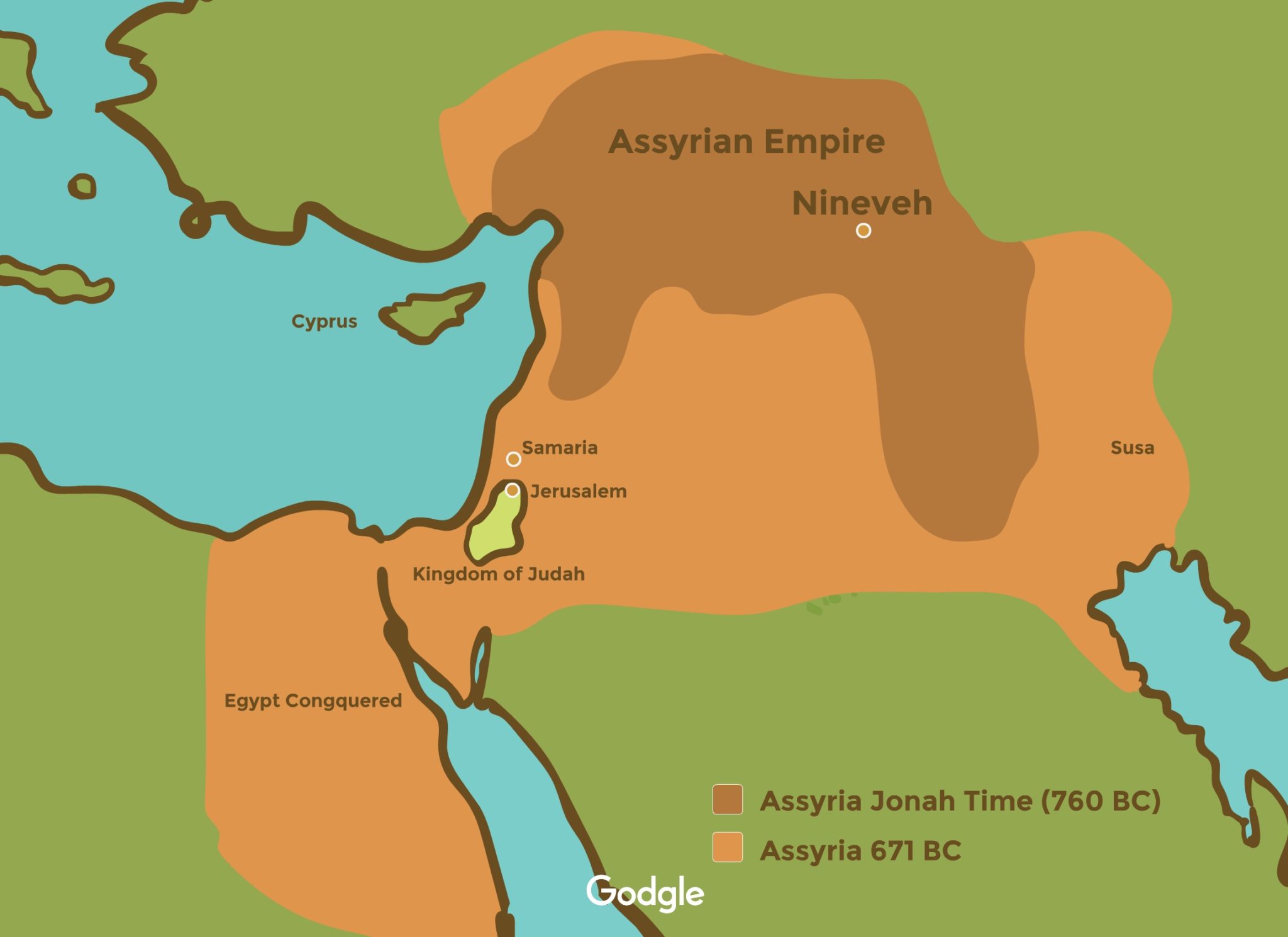 Assyrian Map A Major Empire Mosul Cultural Museum Map0004 