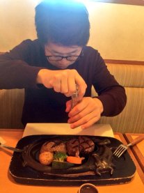 胡椒をふって