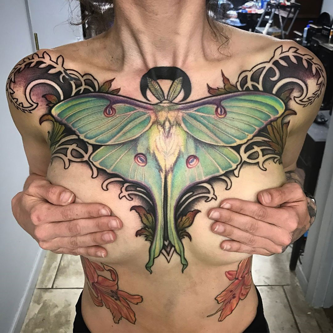 Luna Moth Tattoo | Best Tattoo Ideas For Men & Women 1070_x_1070_jpg