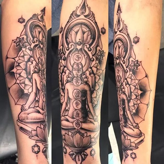 55+ Energizing Chakra Tattoo Designs - Focus Your Energy Centers 640_x_640_jpg