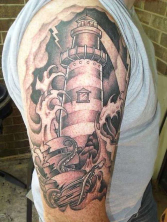 Scarica Gratis immagini 20 Lighthouse Tattoos Tattoofanblog aggiornato da parte di