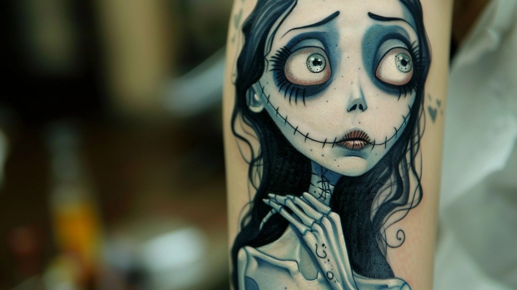 15+ stunning corpse bride tattoos