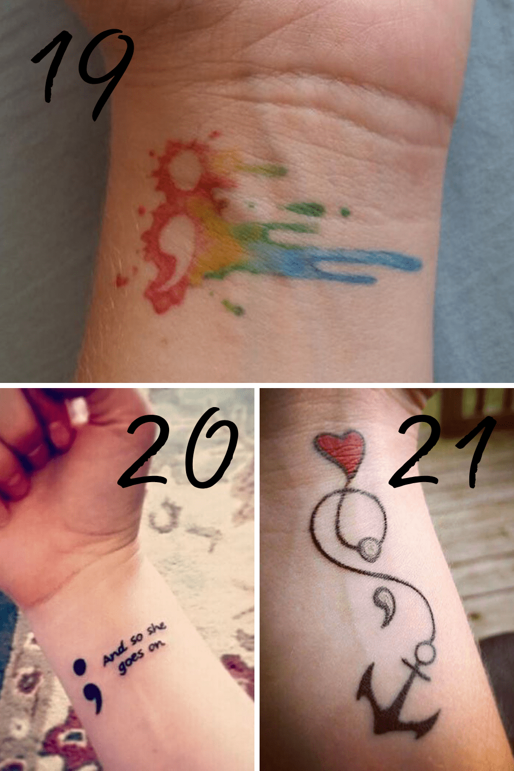 89 Semicolon Tattoo Ideas That Are Beautifully Done - Tattooglee 1500_x_1000_png
