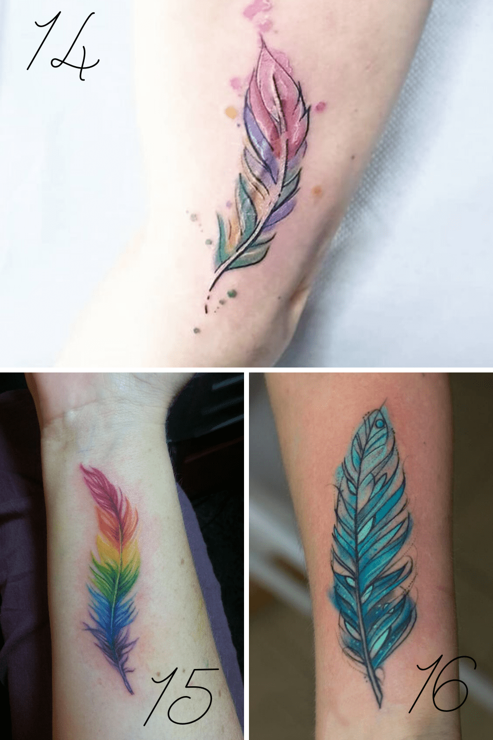 Favorite 39 Feather Tattoo Ideas - Tattooglee 1500_x_1000_png