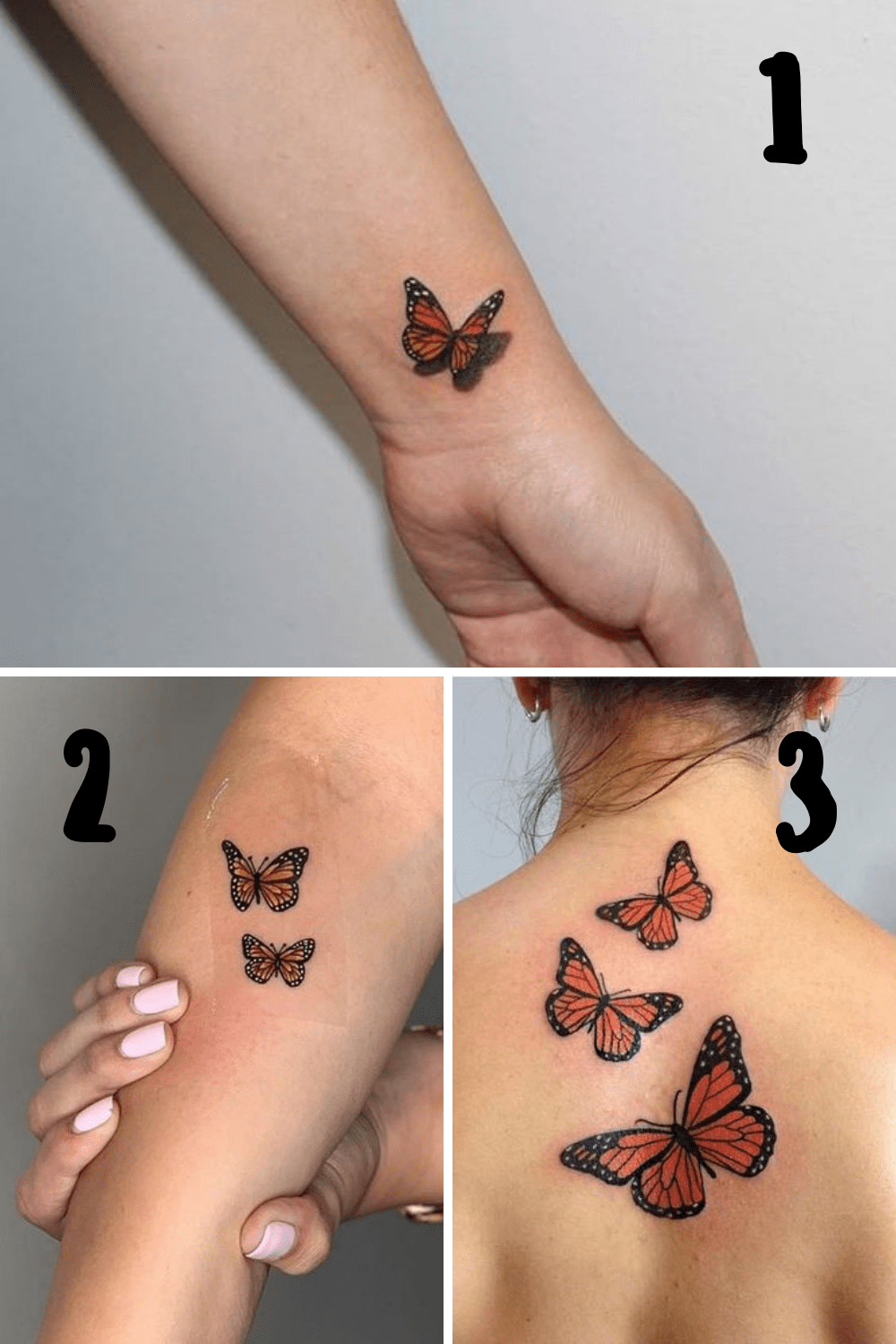 Blue ink butterfly tattoo on foot. 25 Simple Butterfly Tattoo Ideas Full Of Meaning Tattooglee