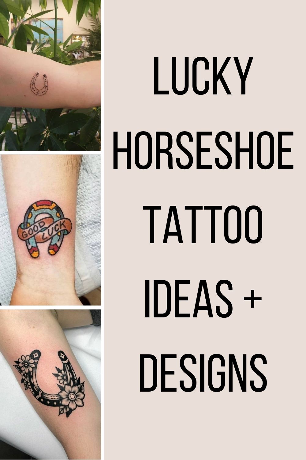 23 Lucky Horseshoe Tattoo Ideas + Designs - Tattooglee 1500_x_1000_jpg