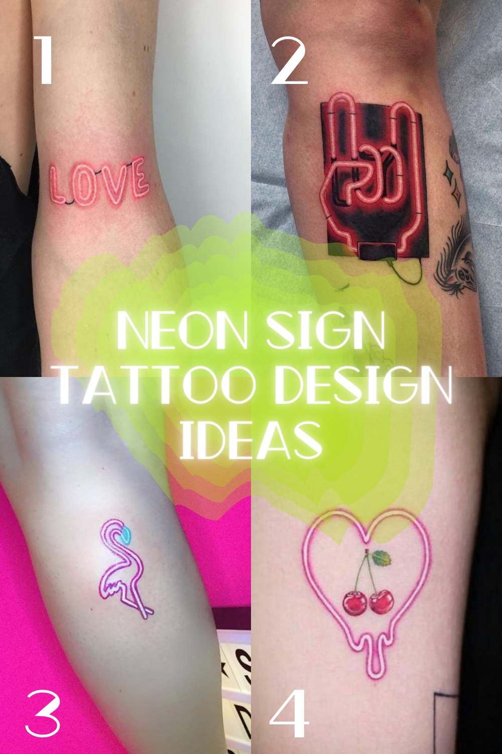 23 Neon Tattoo Ideas That Glow In The Dark - Tattooglee 1500_x_1000_png