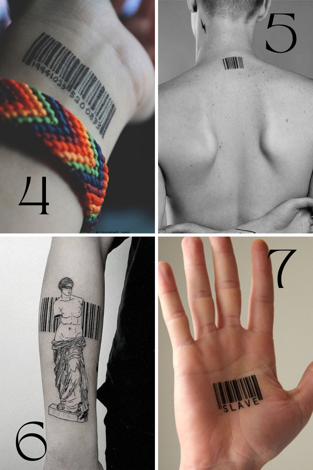 27 Cool Barcode Tattoo Ideas + Designs - Tattooglee 1800_x_1200_jpg