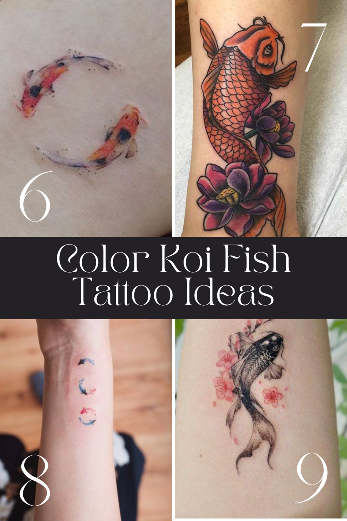 Meaningful Koi Fish Tattoo Ideas + Designs - Tattooglee 1800_x_1200_jpg