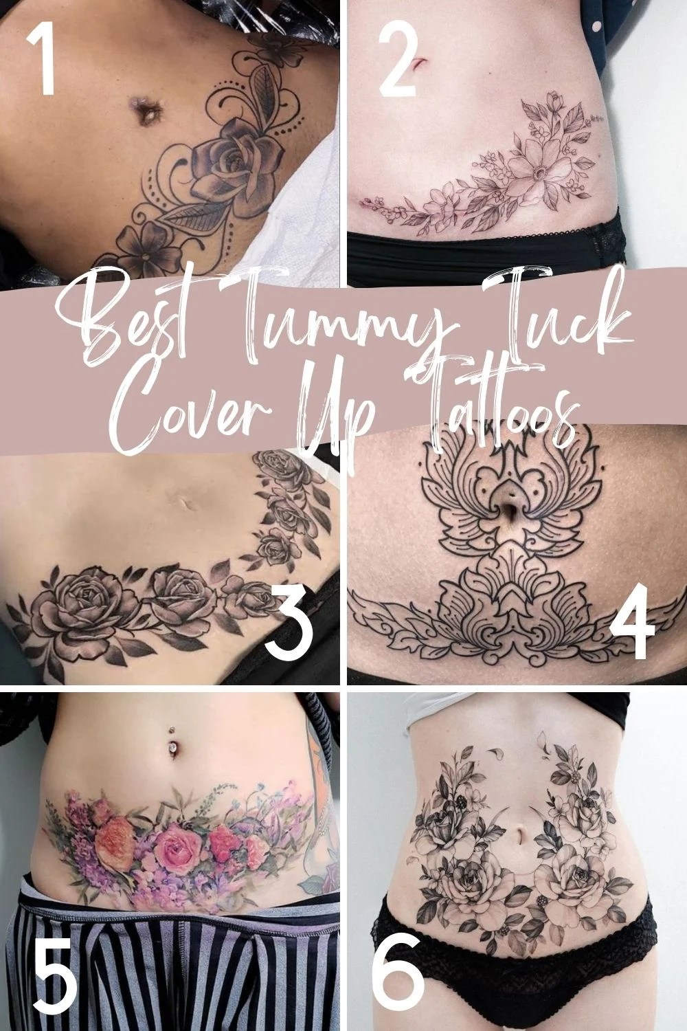 Beautiful Tummy Tuck Tattoo Designs And Ideas - Tattooglee 1500_x_1000_jpg