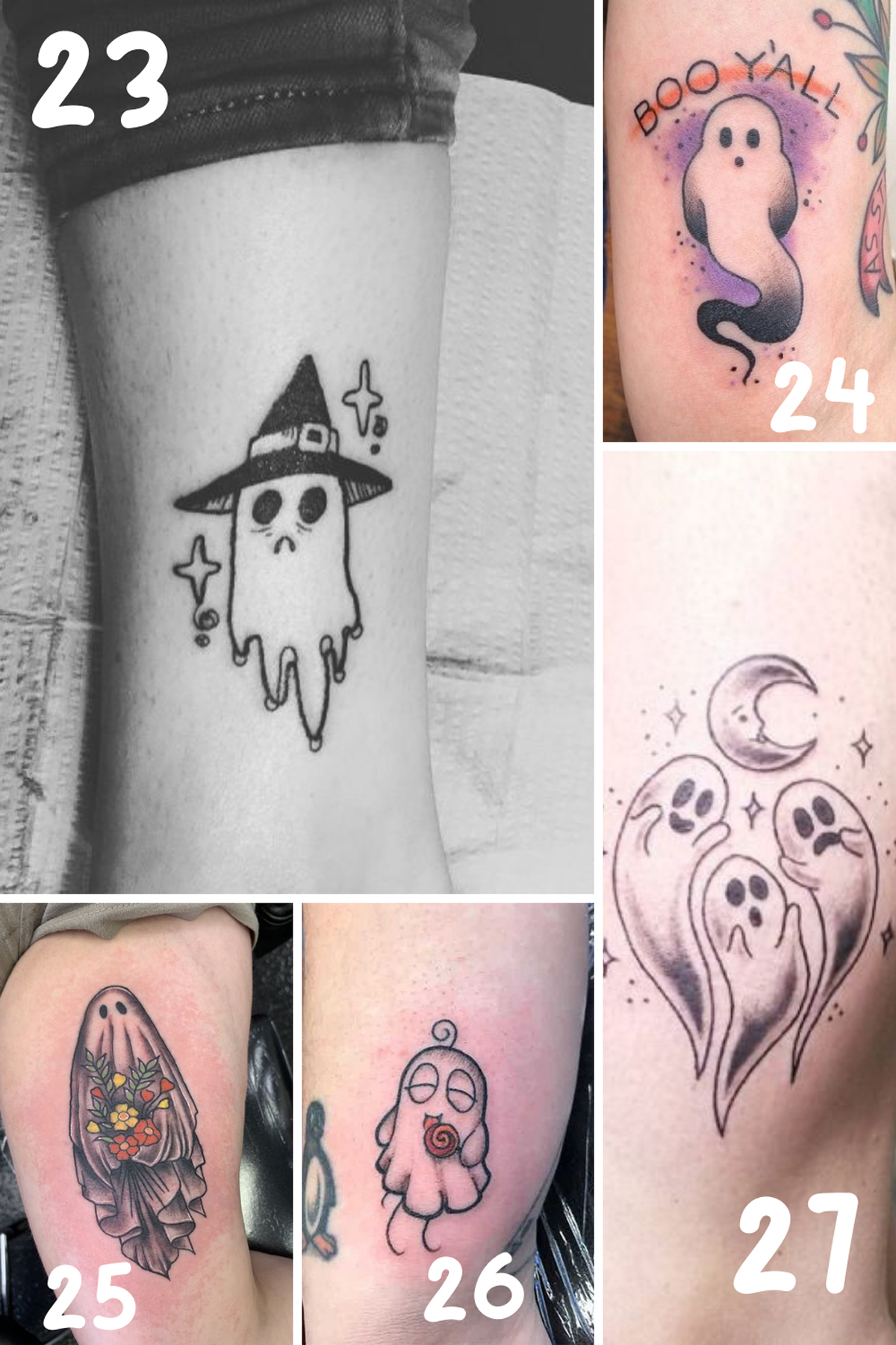 27 Ghost Tattoo Ideas {Cute + Spooky Designs} - Tattooglee 1800_x_1200_jpg