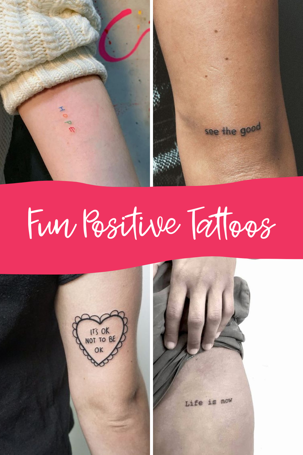 43+ Think Positive Tattoo Ideas + Designs - Tattooglee 1800_x_1200_jpg
