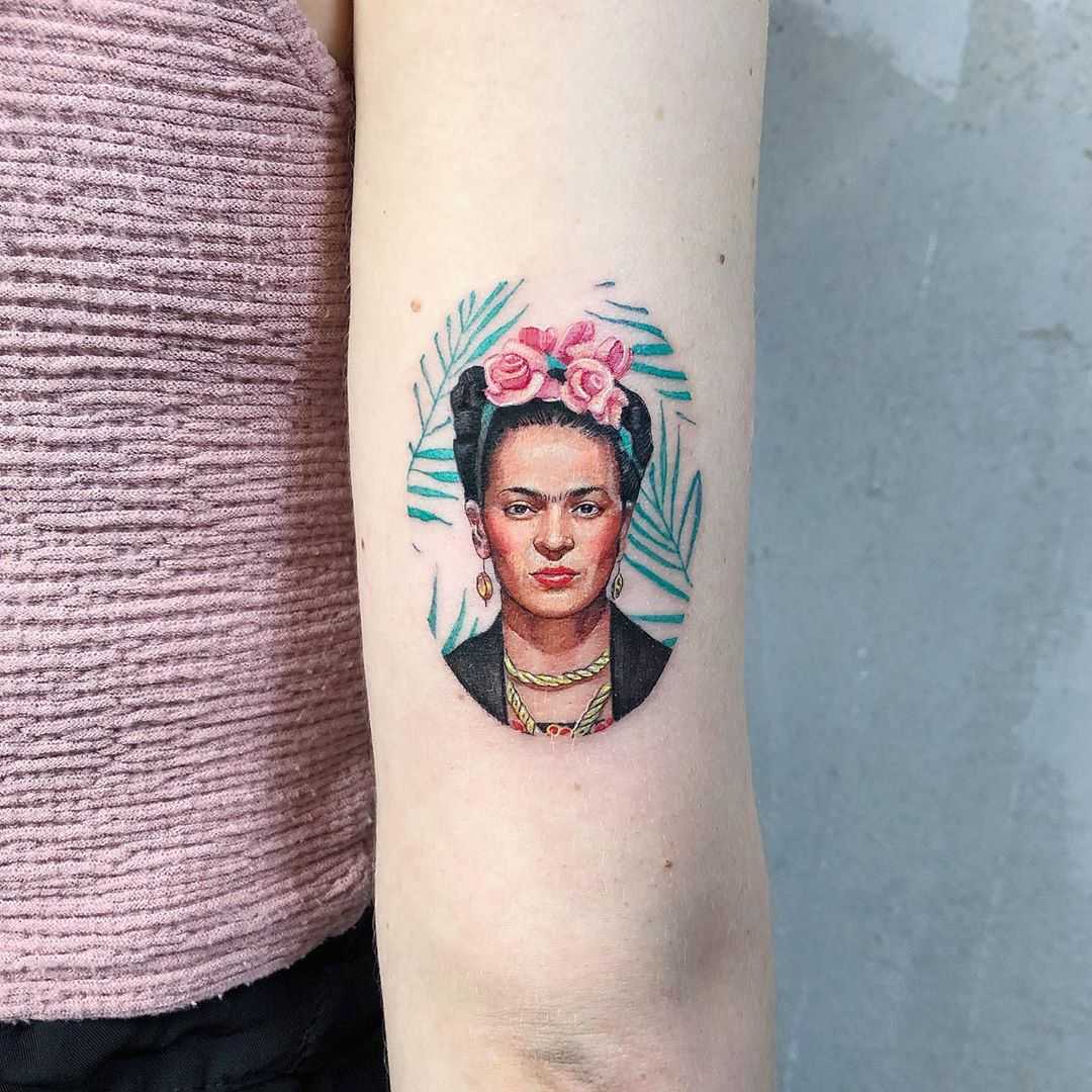 Frida Kahlo Tattoo By Eden Kozo - Tattoogrid.net