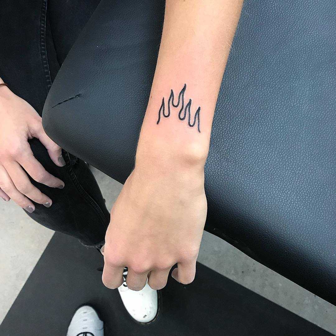 Flames By @Themagicrosa - Tattoogrid.net 1080_x_1080_jpg