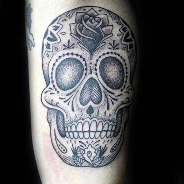 Cartela com tatuagem a caveira mexicana Cartela De Tatuagem Fake Para Rosto Halloween Caveira Mexicana Modelos Sortidos Dollar Brasil 1 Unidade Doce Festa Distribuidora