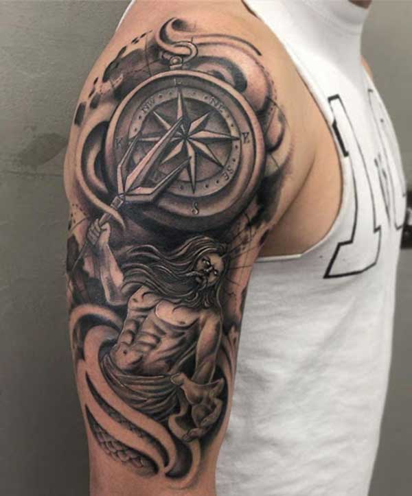 85+ Tatuagens De Poseidon → Mitologia Grega Na Sua Pele [Desenhos] 723_x_600_jpg
