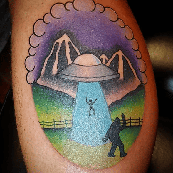 30 Small Alien Abduction Tattoos You'll Love Tattoo Like The Pros