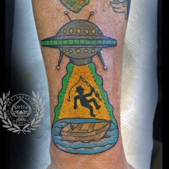 30 small alien abduction tattoos you'll love