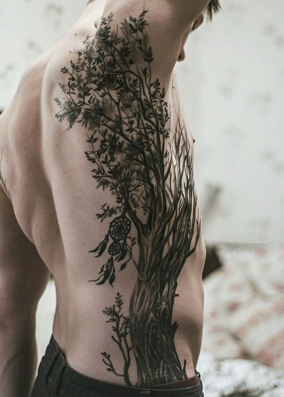 35 astonishing rib tattoos for men to try right now!