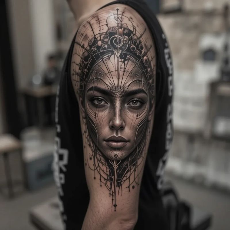 Black Men Tattoo Ideas For Arm - Premium Minimal Photo Gallery - 4K