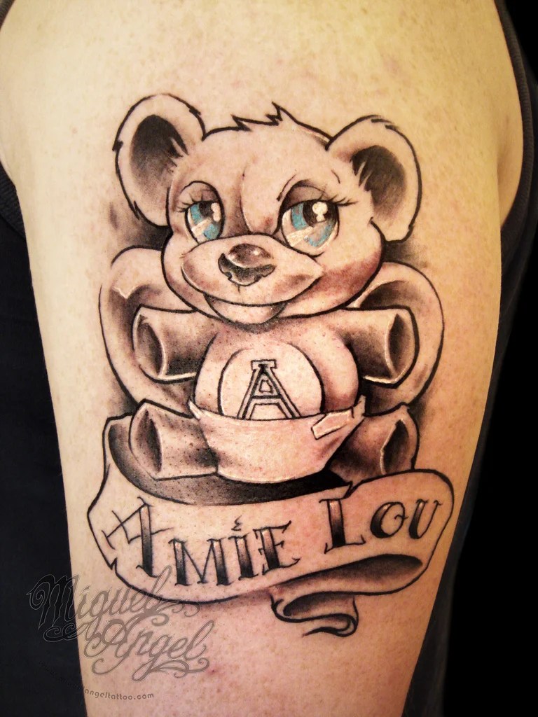 25+ Teddy Bear Tattoos Designs - Variety Of Tattoos 1024_x_768_jpg