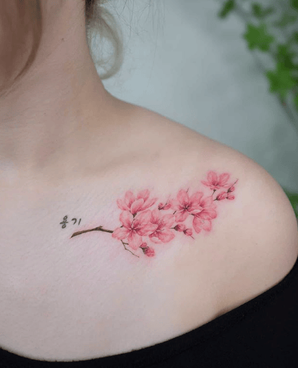 Cherry Blossom Tattoo Designs & Ideas To Try In 2021 - Tattoo Stylist 516_x_418_png