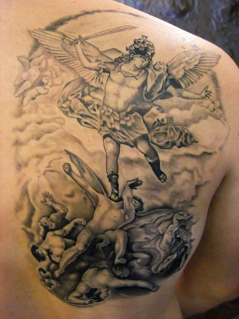 30 Saint Michael Tattoos With Powerful Religious Meanings Tattooswin