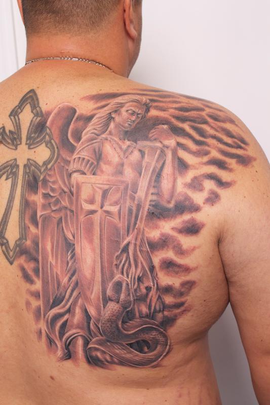 30 Saint Michael Tattoos With Powerful Religious Meanings Tattooswin