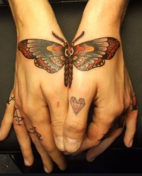 Interesting Dead Head Moth Tattoo Meanings - Tattooswin 616_x_498_jpg