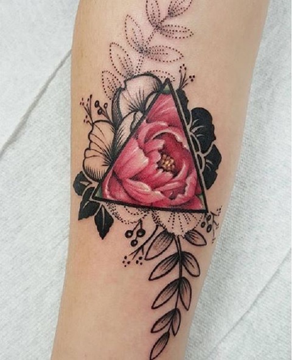 35 Tatuagens De Glifo Triângulo Bonito » Tatuagens Hd 738_x_600_jpg