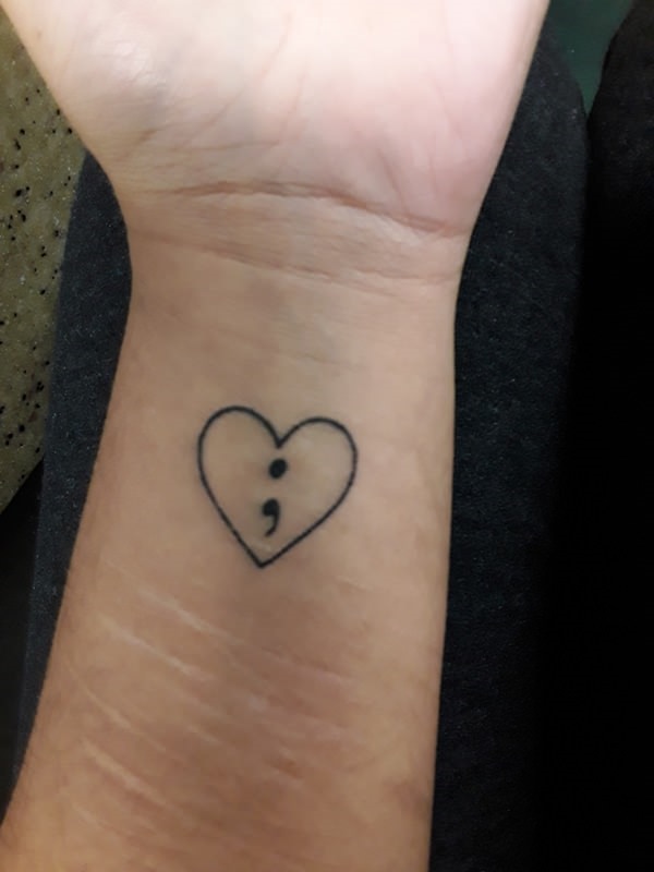 Campanha setembro amarelo tatuagem ponto e vírgula Tudo Sobre Minhas Novas Tatuagens Ideias De Menina Tudo Sobre O Universo Feminino