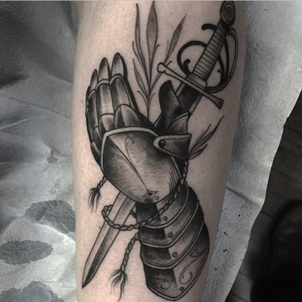 Cavaleiro idade media tatuagem Tatuagens De Armadura Alguns Significados E Ideias Amo Tatuagem